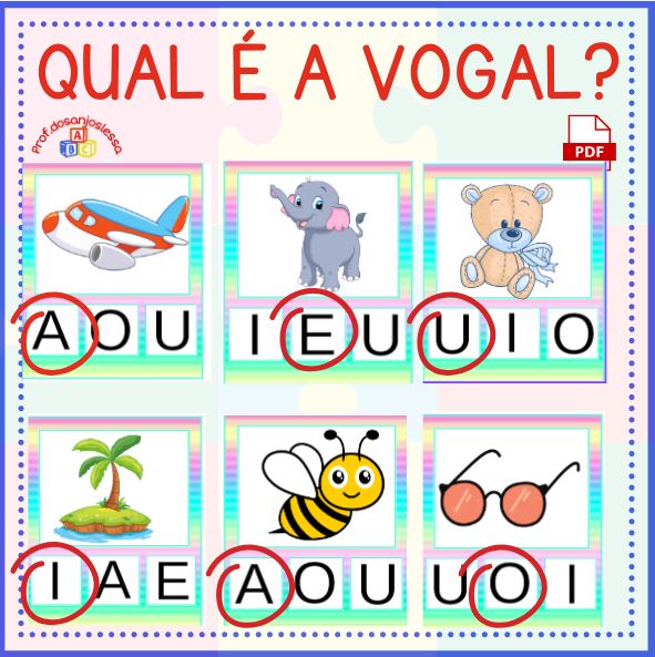 QUAL É A VOGAL?