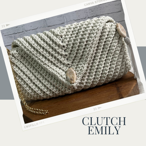 Clutch Emily - Curso de Crochê