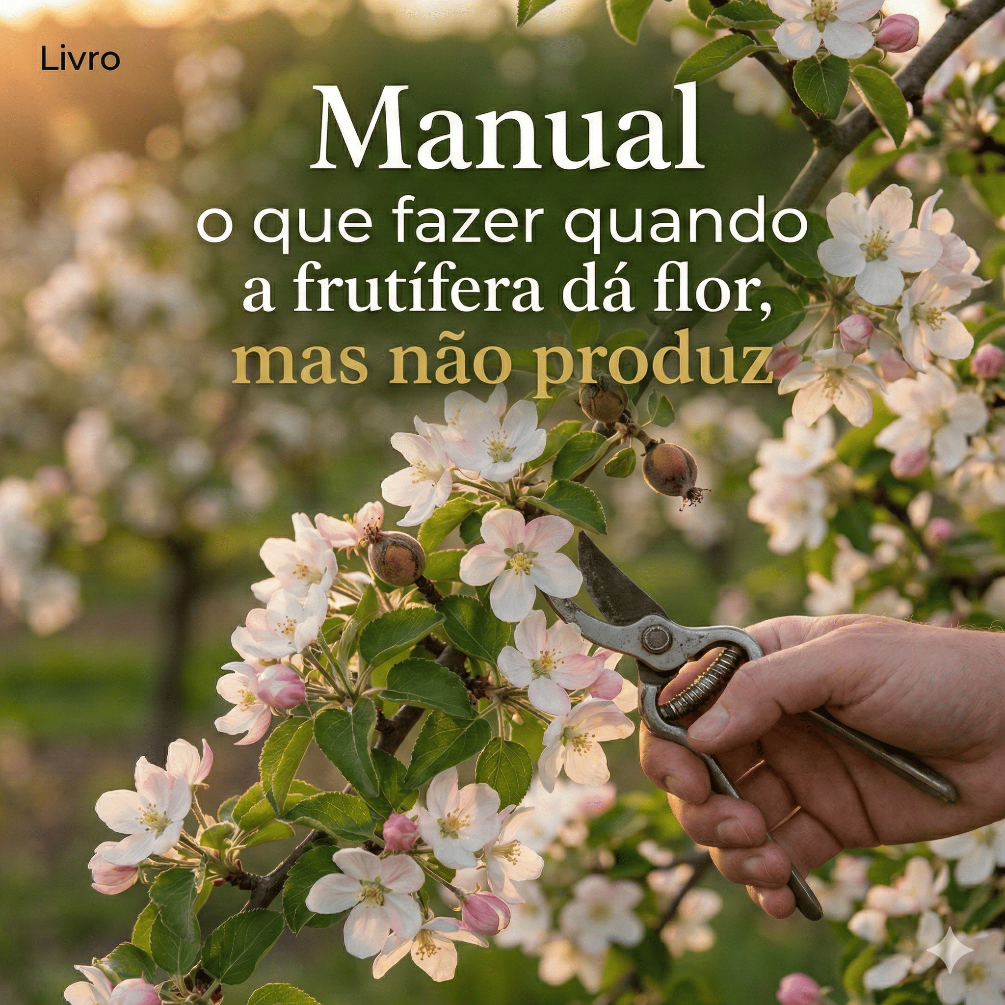 Livro- Manual o que fazer quando a frutífera da flor, mas não produ...