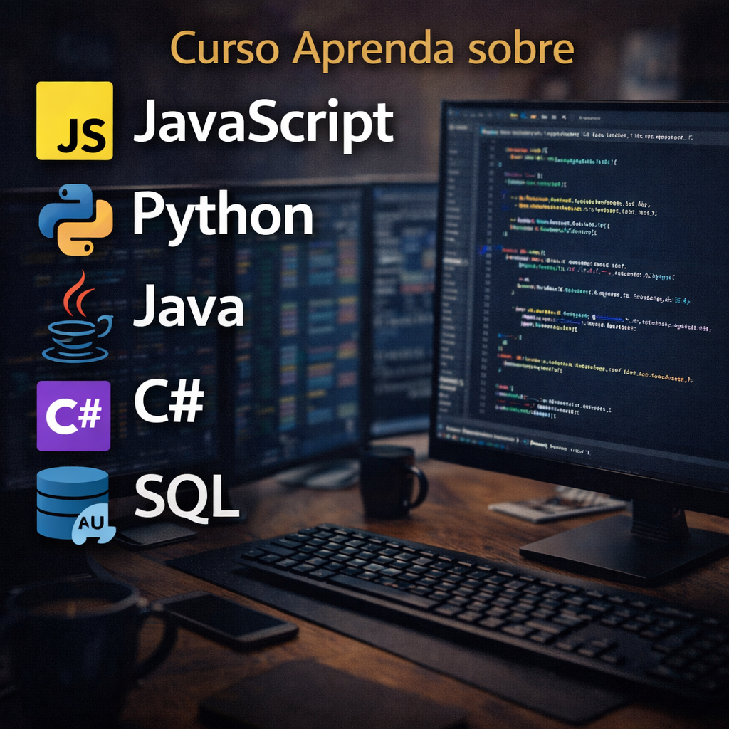 Curso Aprenda sobre JavaScript , Python , Java , C# e SQL - MP CURS...