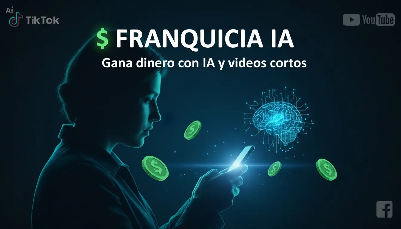 “FRANQUICIA IA: CÓMO GANAR DINERO CON INTELIGENCIA ARTIFICIAL SIN MOSTRAR TU CARA”