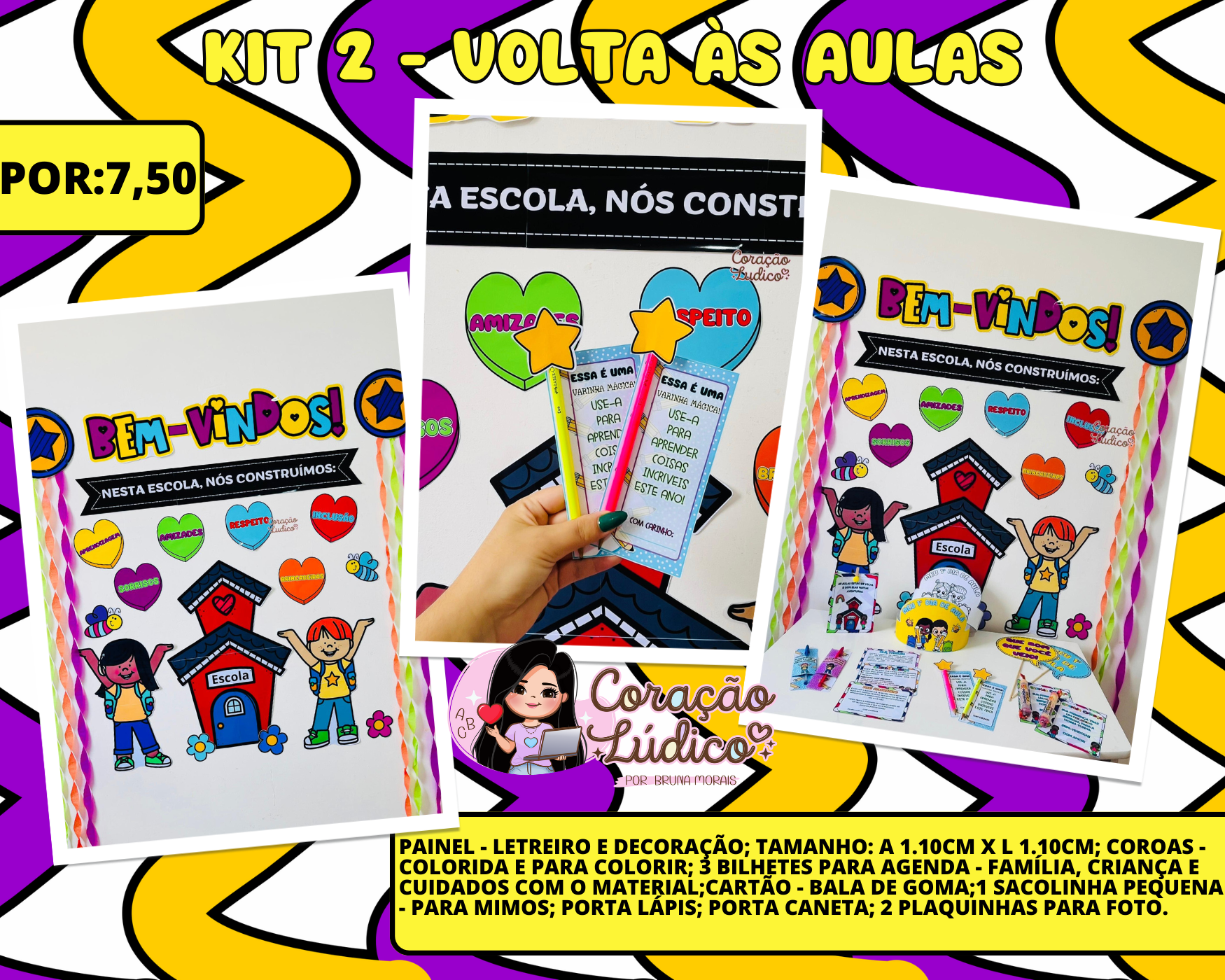 🤩Kit 2 - Volta às Aulas