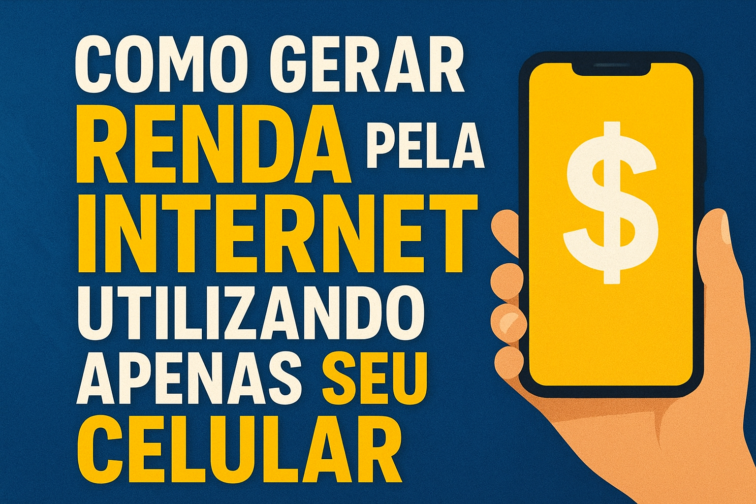 Como gerar renda pela internet utilizando apenas seu celular | Hotmart