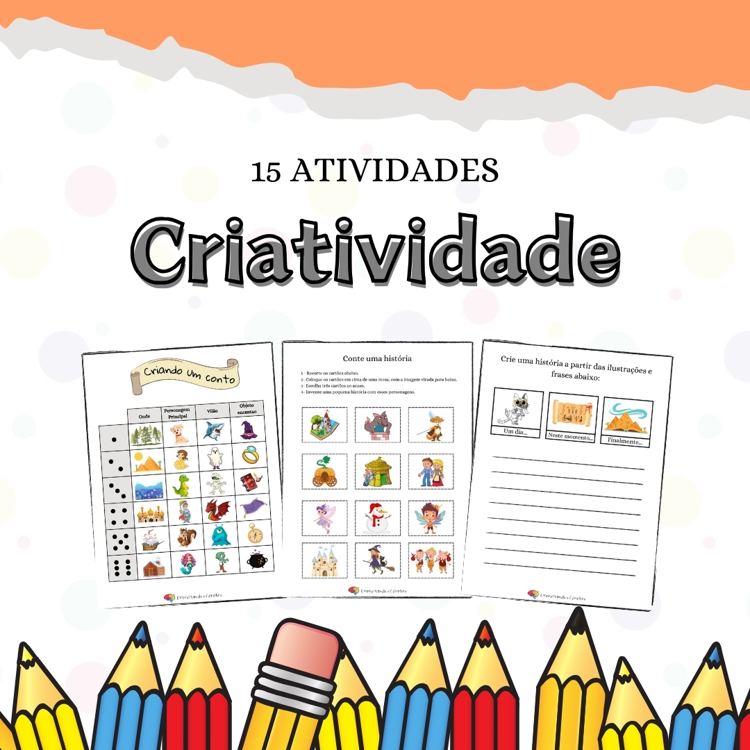 15 Atividades para Despertar a Criatividade - Exercitando o Cérebro...