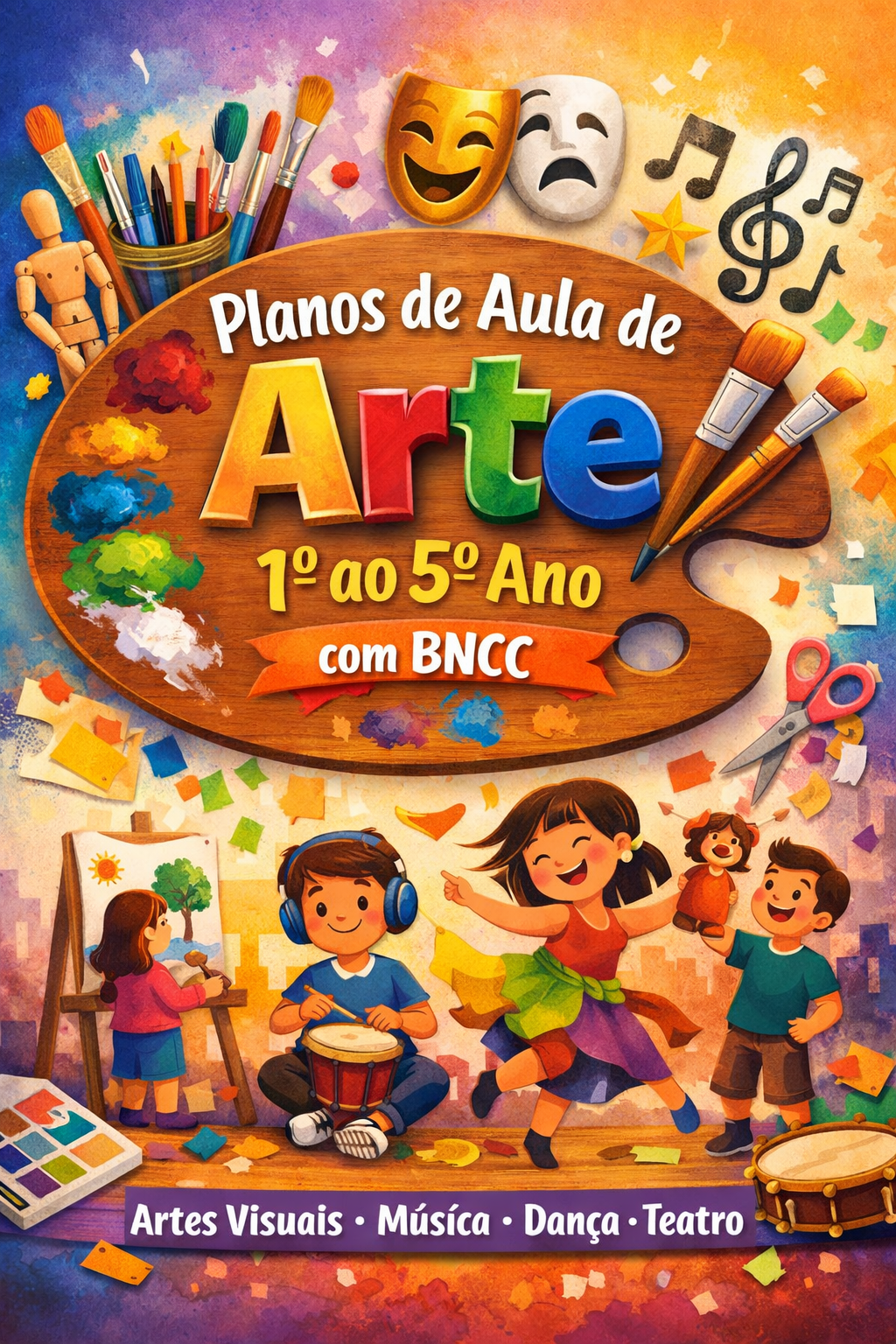 Planos de Aula de Arte do 1º ao 5º do Ensino Fundamental - Josi Zai...