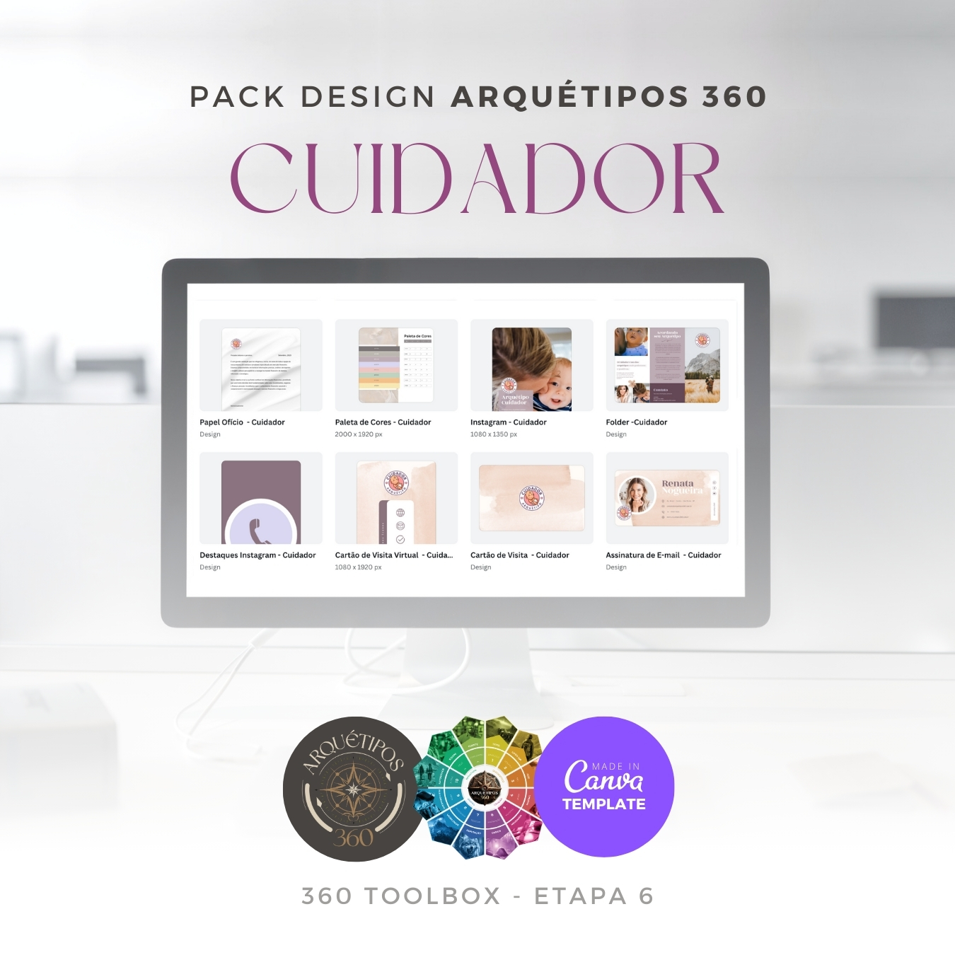 ARQUÉTIPO CUIDADOR - PACK DESIGN 360 - Mariana Barbosa | Arquétipos 360