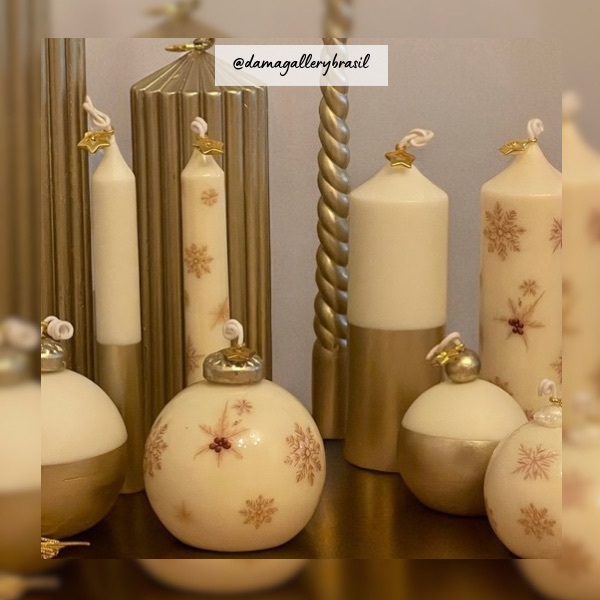 Imagem de capa para o Curso online ESPECIAL DE NATAL: VELA PORCELANA E VELA METALIZADA