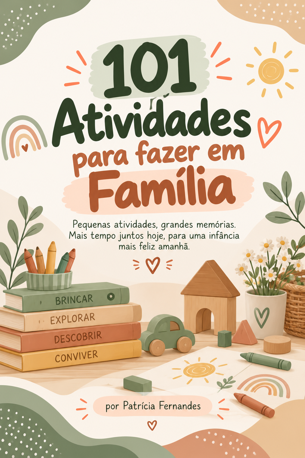 Capa do E-book 101 Atividades para fazer em Família