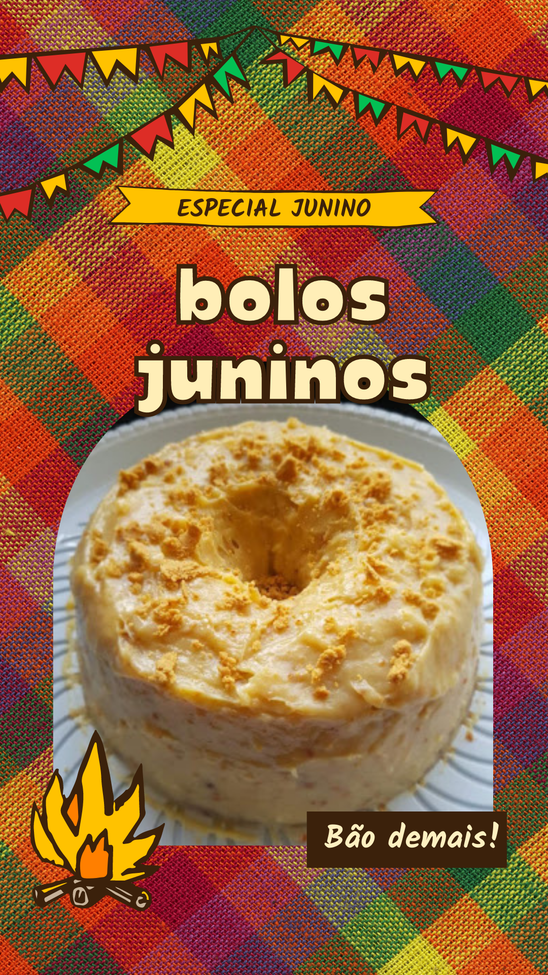 Imagem de capa para o Ebook Especial Junino - Bolos Juninos