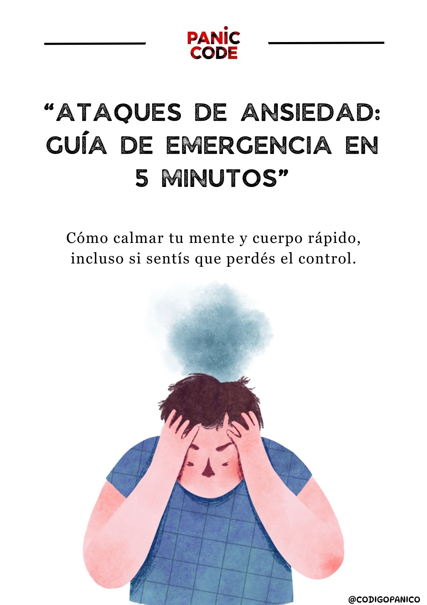 Ataques de Ansiedad — Guía de Emergencia en 5 Minutos | Hotmart