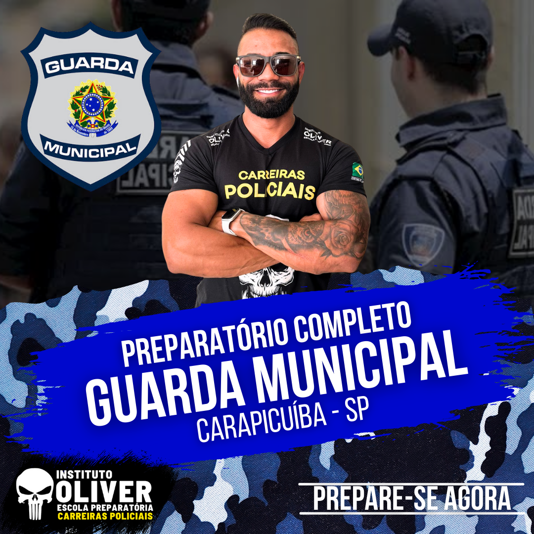 Imagem de capa para o Curso online 👮‍♂️ Preparatório Completo GUARDA MUNICIPAL de CARAPICUÍBA - SP👮‍♂️ GCM - Instituto Óliver
