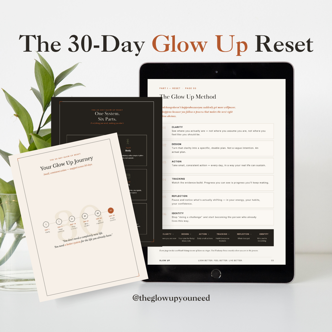 The 30-Day Glow Up Reset Mockup