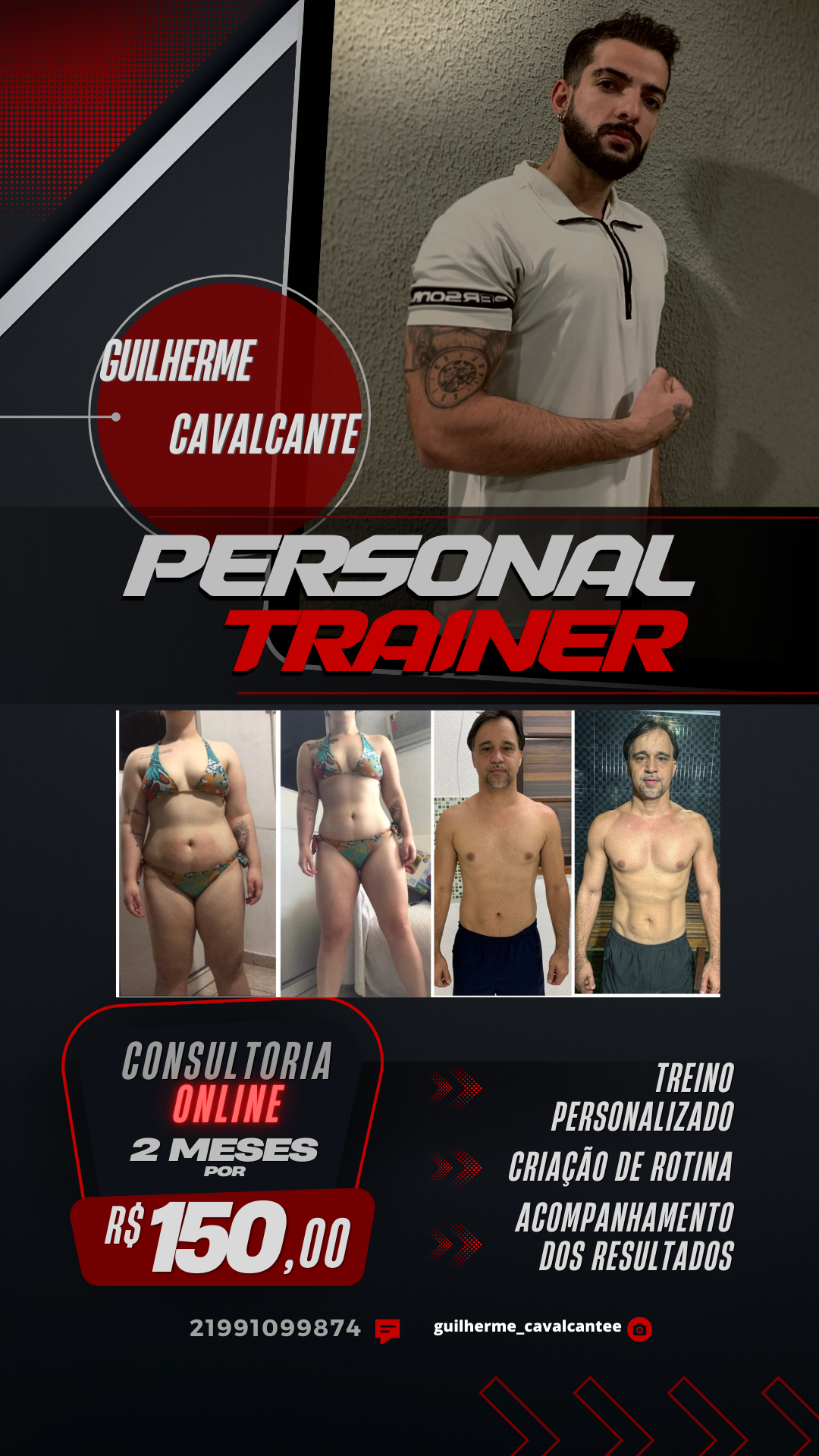 Consultoria on-line com personal trainer - Guilherme Ribeiro Caval...