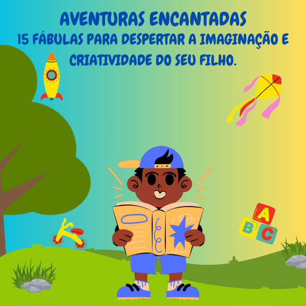 AVENTURAS ENCANTADAS: 15 Fábulas Para Despertar a Imaginação e Criatividade dos Seus Filhos