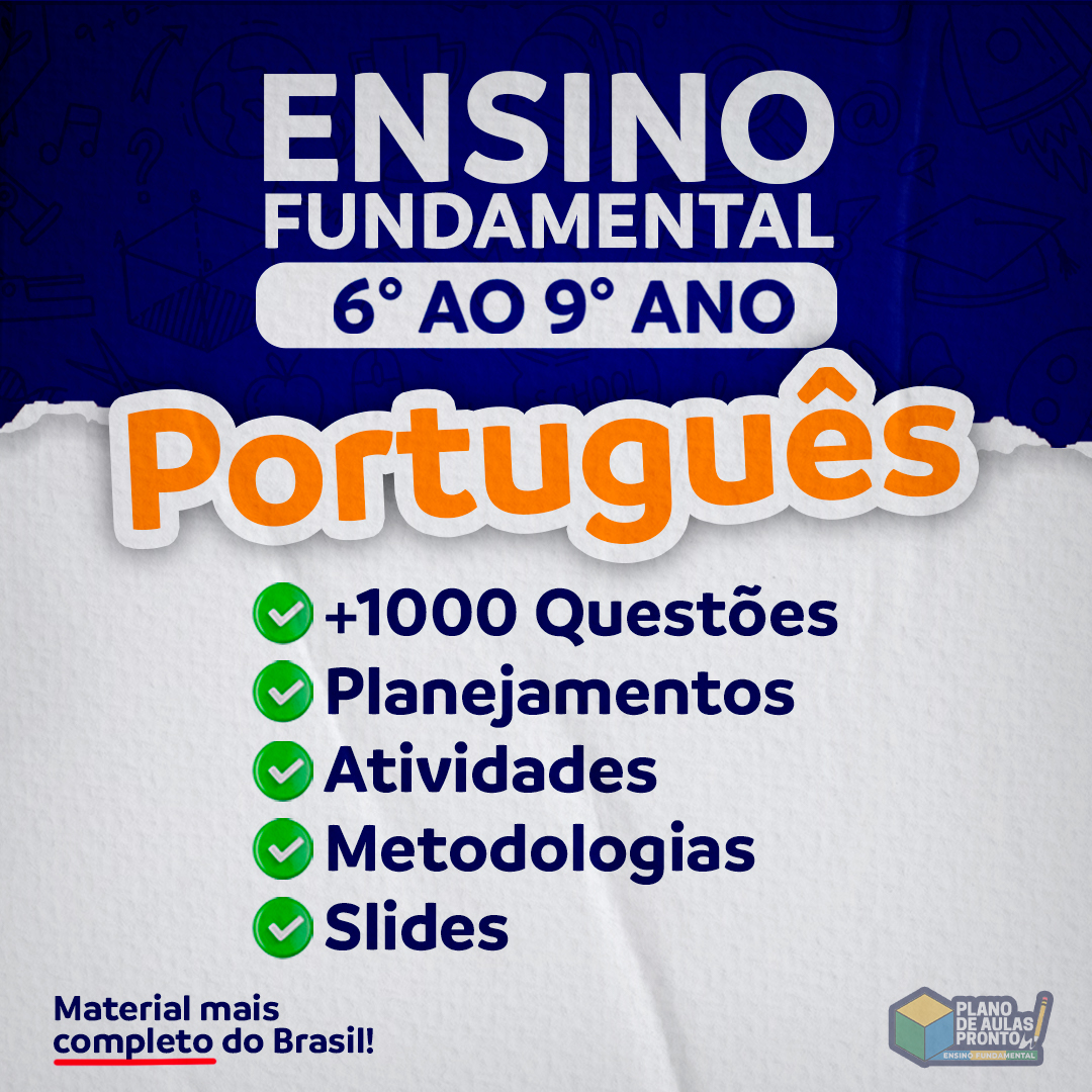 PORTUGUÊS - PLANEJAMENTOS E ATIVIDADES - FUNDAMENTAL 2