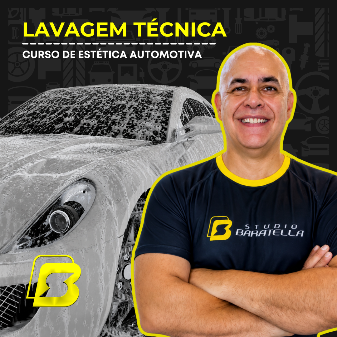 Curso Estética Automotiva | Lavagem Técnica | Estúdio Baratella
