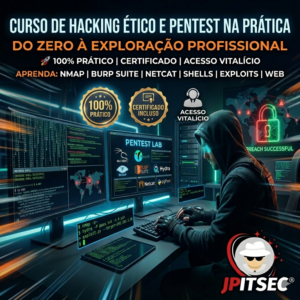 Curso de Hacking Ético e Pentest na Prática: Do Zero à Exploração P...