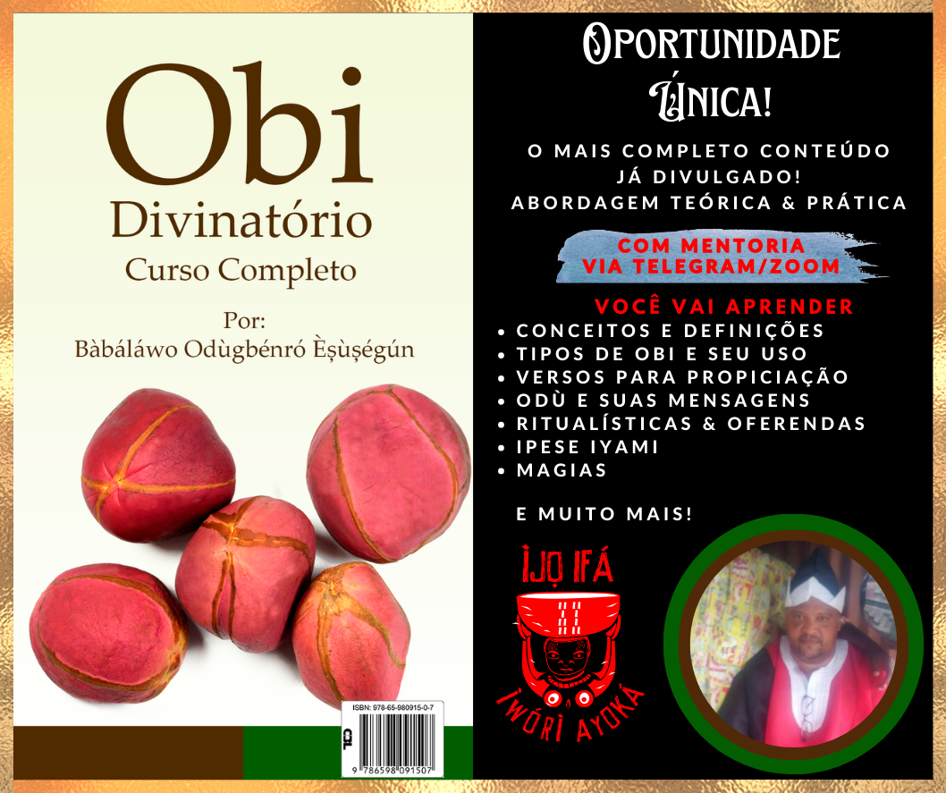 Obi Divinatório (Obi Didá): Curso de Oráculo de Obi completo com Mentoria On-Line Gratuita!
