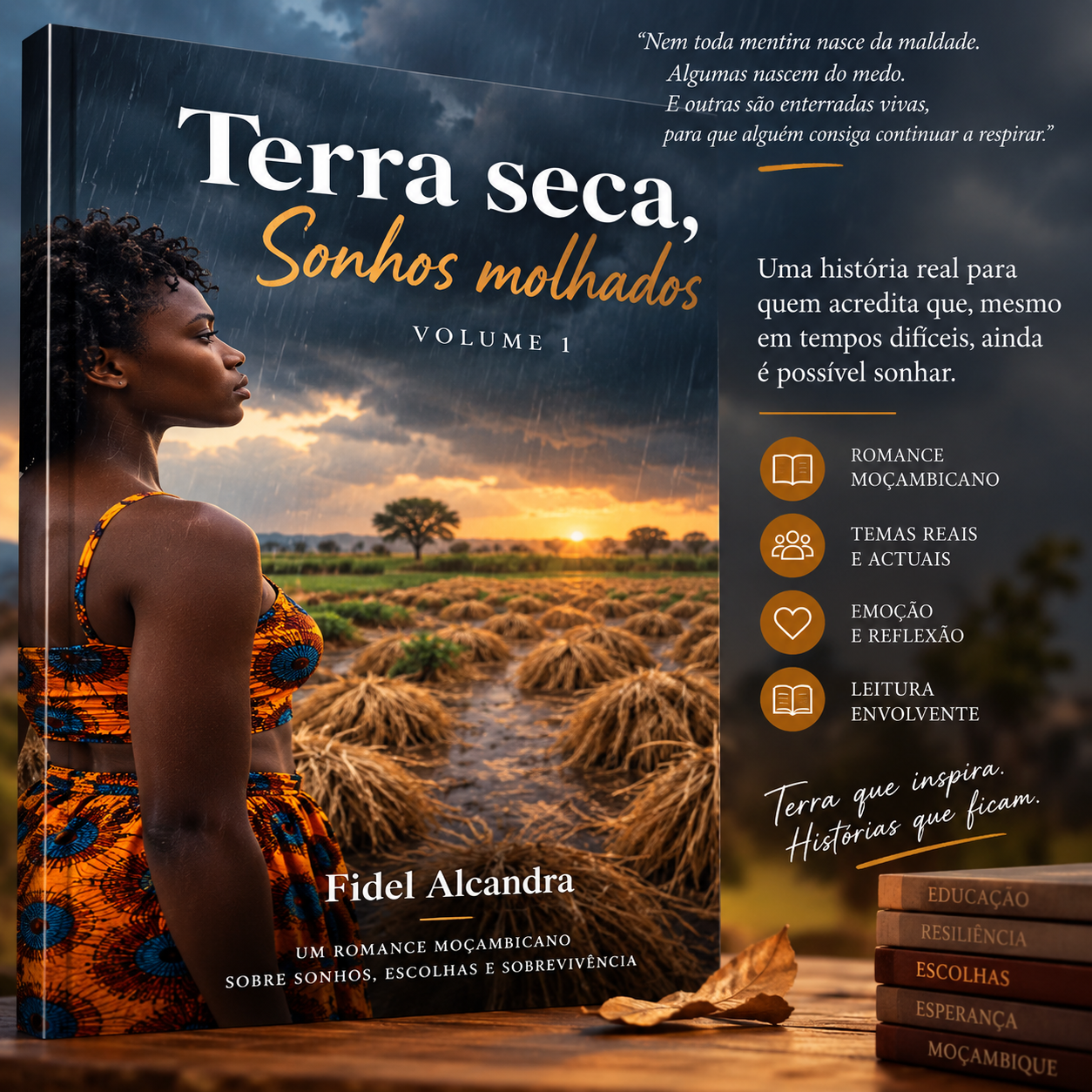 Capa Terra seca, sonhos molhados — Volume 1