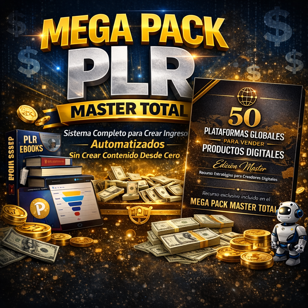 MEGA PACK PLR MASTER TOTAL – Activo Digital 24/7 - Monica Goti | Ho...