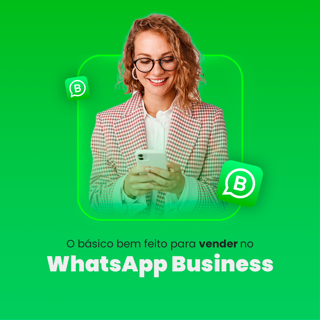 Imagem de capa para o Ebook WhatsApp Business para vender mais