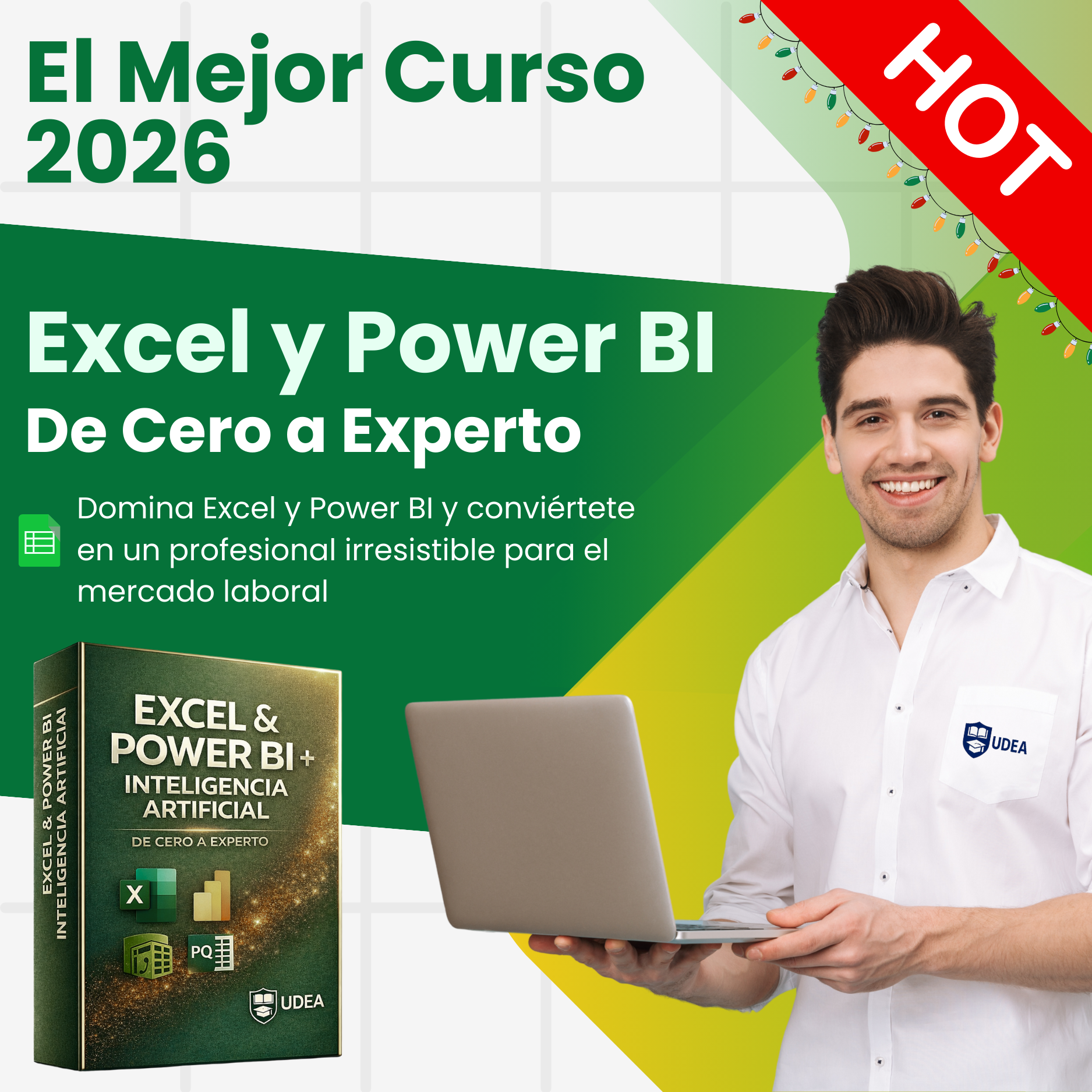 Excel y Power BI de Cero a Experto + Inteligencia Artificial