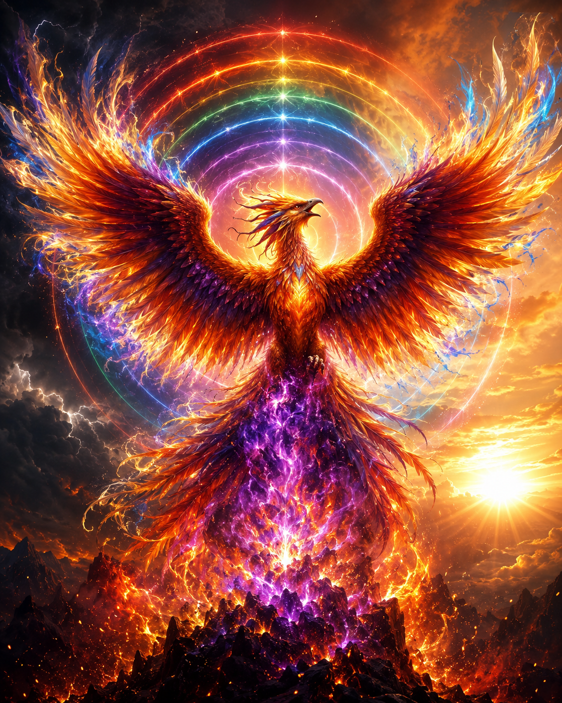 spiritualart✂︎宇宙を舞う鳳凰 凤凰仪式：7天重生| Hotmart