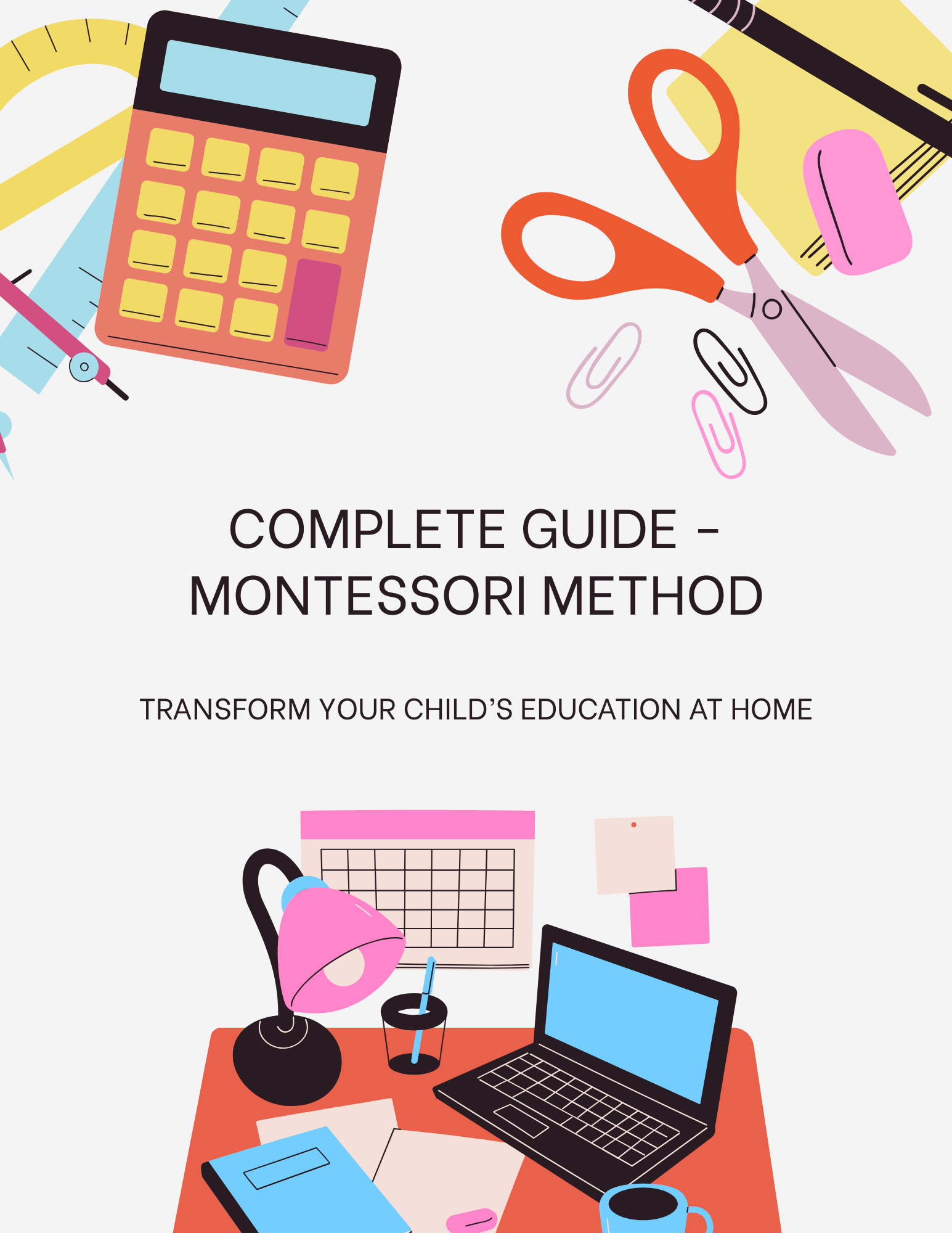 COMPLETE GUIDE - MONTESSORI METHOD - emidelahorra | Hotmart