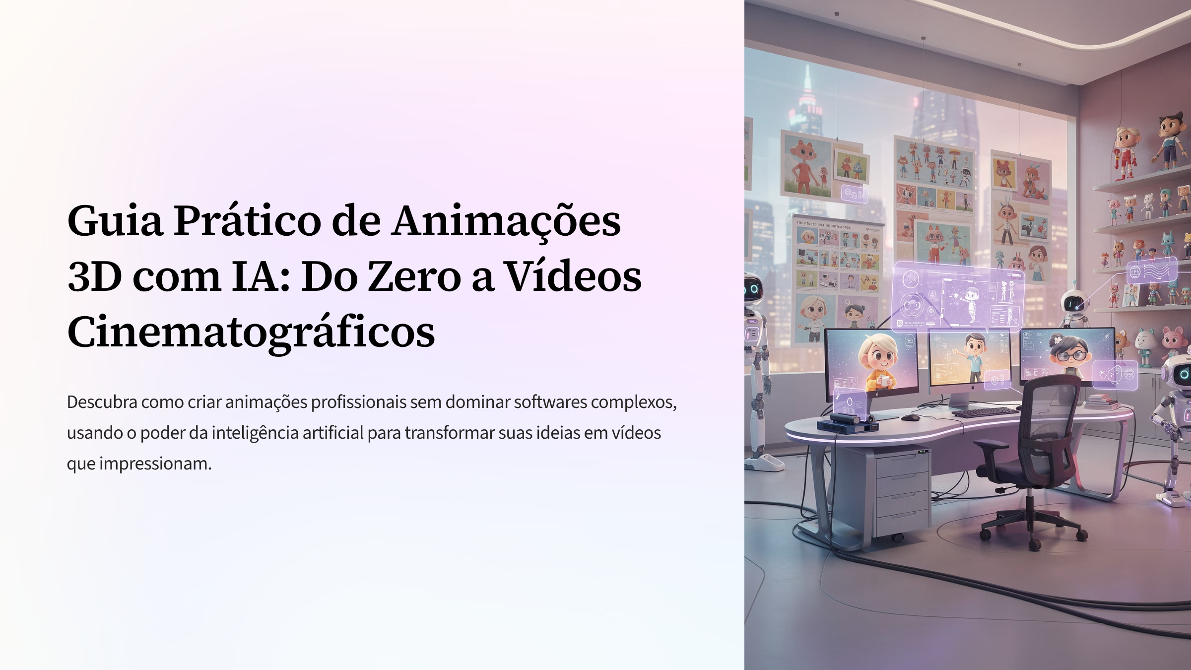 Guia Prático de Animacões 3D com IA Do Zero a Vídeos Cinematográfic...