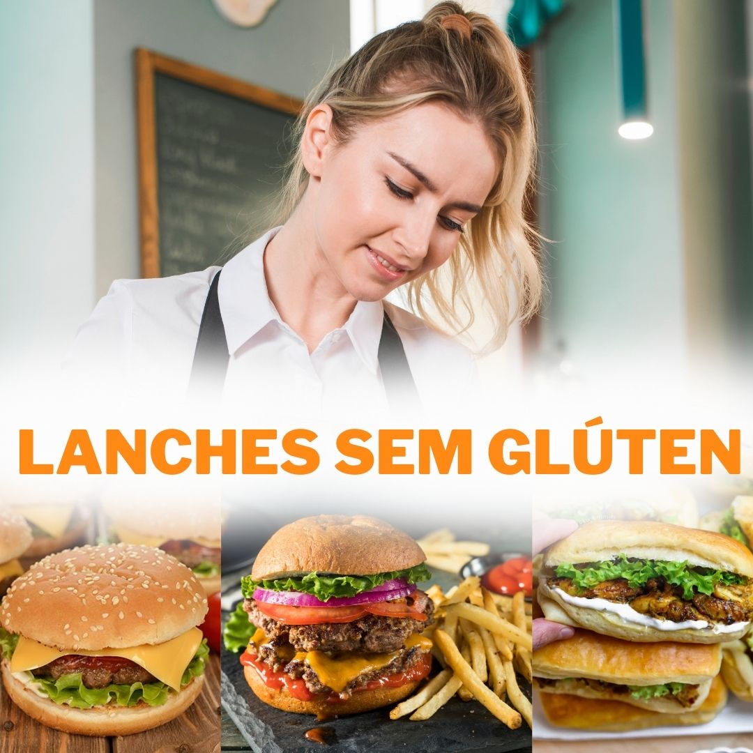🍔 +50 RECEITAS DE LANCHES SEM GLÚTEN - brendo frança | Hotmart