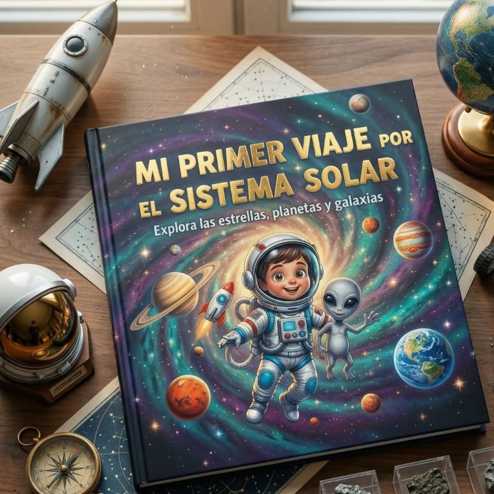Libro Infantil del Sistema Solar | Aventura Espacial para Niños | A...