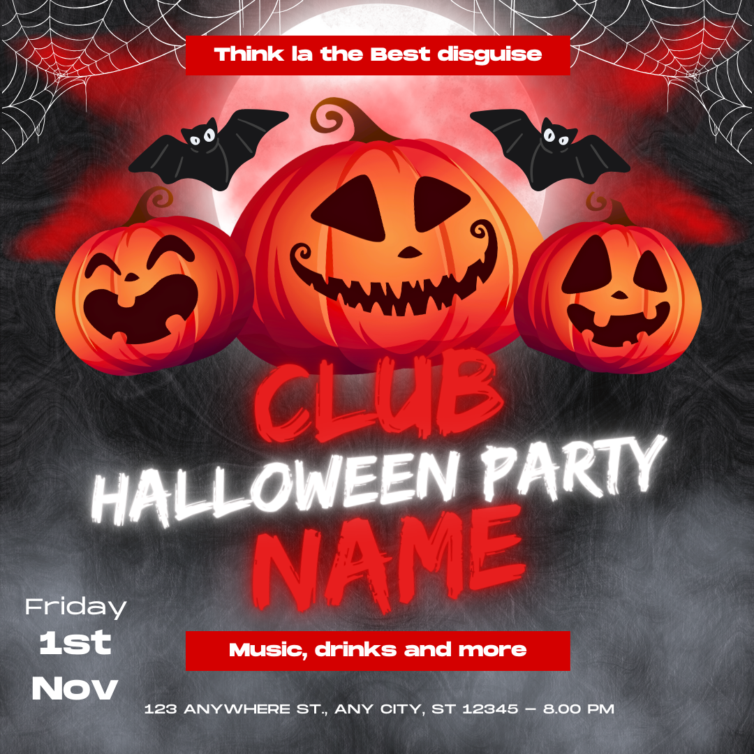 Fill your parties with this Halloween Template Kit for Parties In...(00)