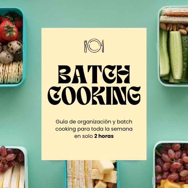 🎁 Kit de Batch Cooking Económico (Menús + Paso a Paso para 2 horas...