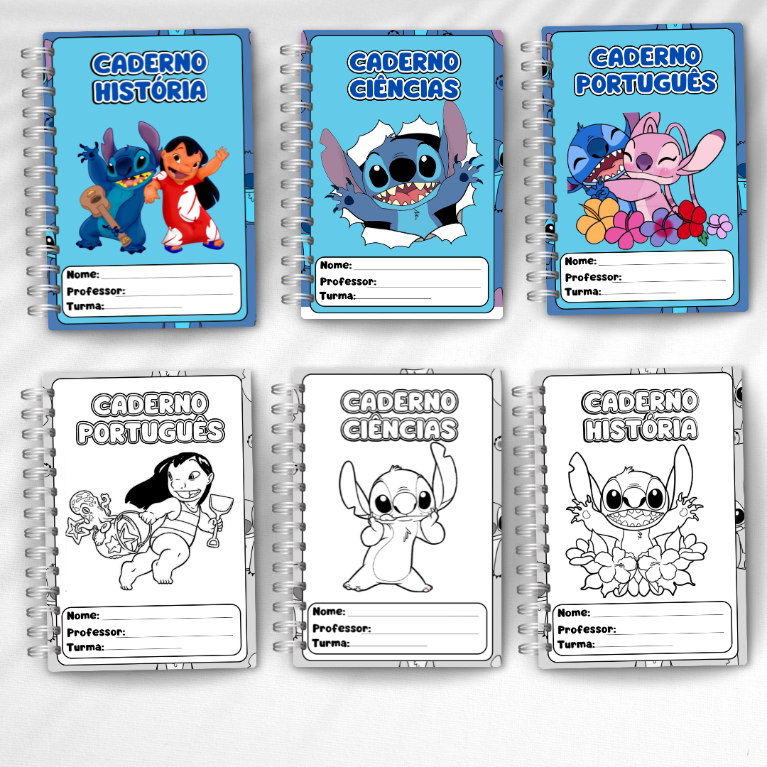 Capa De Caderno Do Stitch Para Imprimir - Image to u