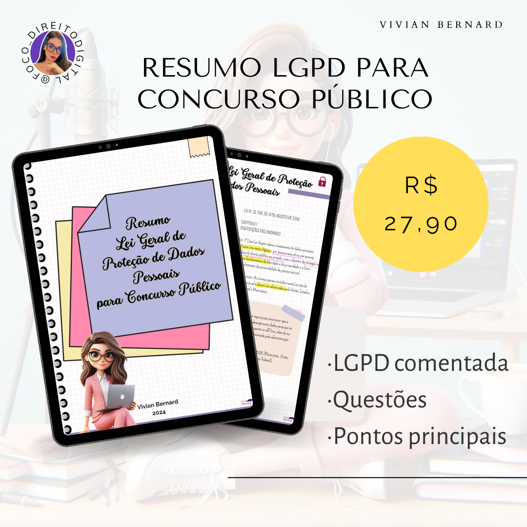 Resumo LGPD para Concurso Público