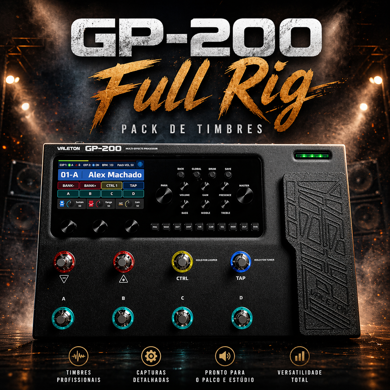 Pack {GP-200} Full Rig | Patches & Capturas - Alex Roberto Mac...