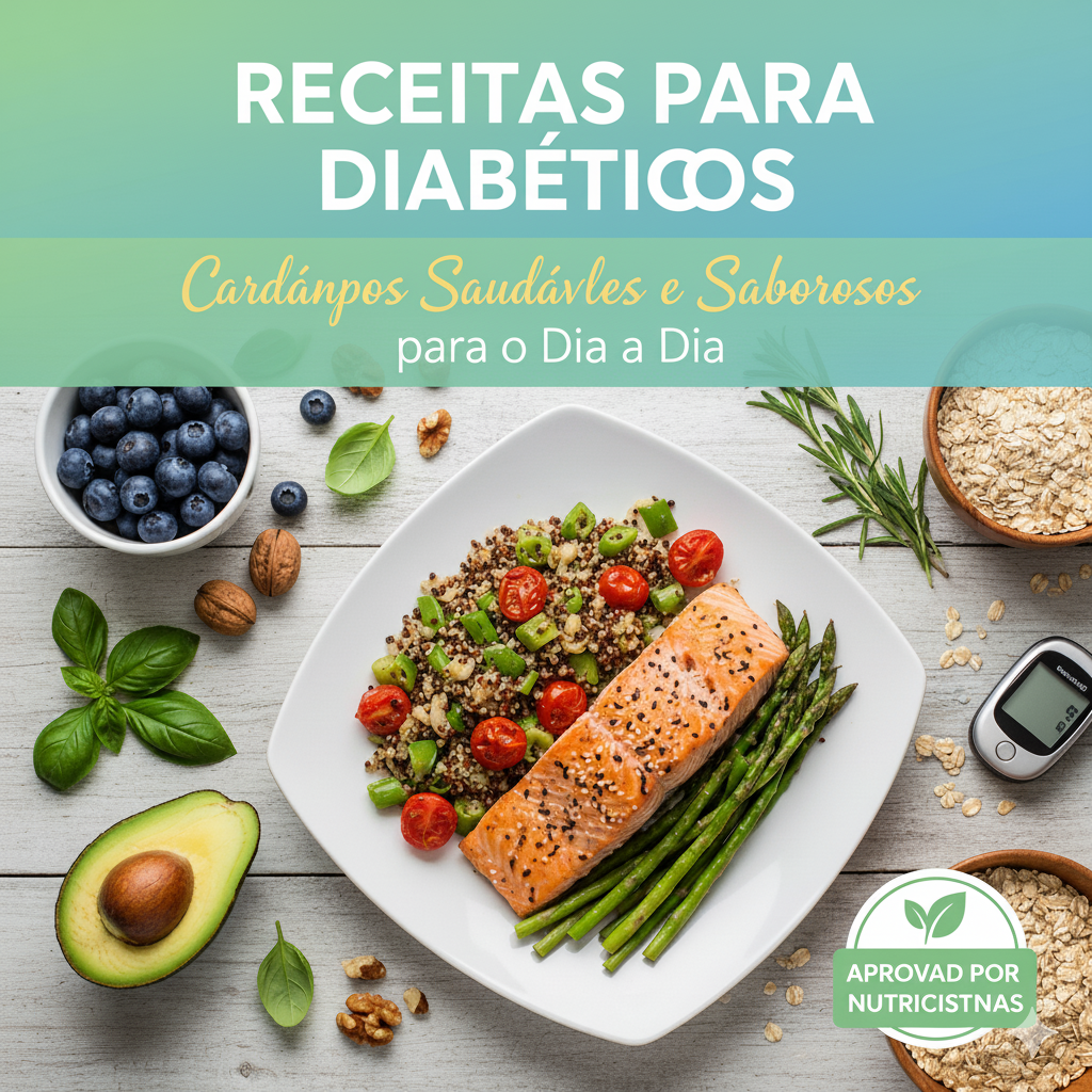 Receitas para Diabéticos: Cardápios Saudáveis e Saborosos para o Di...