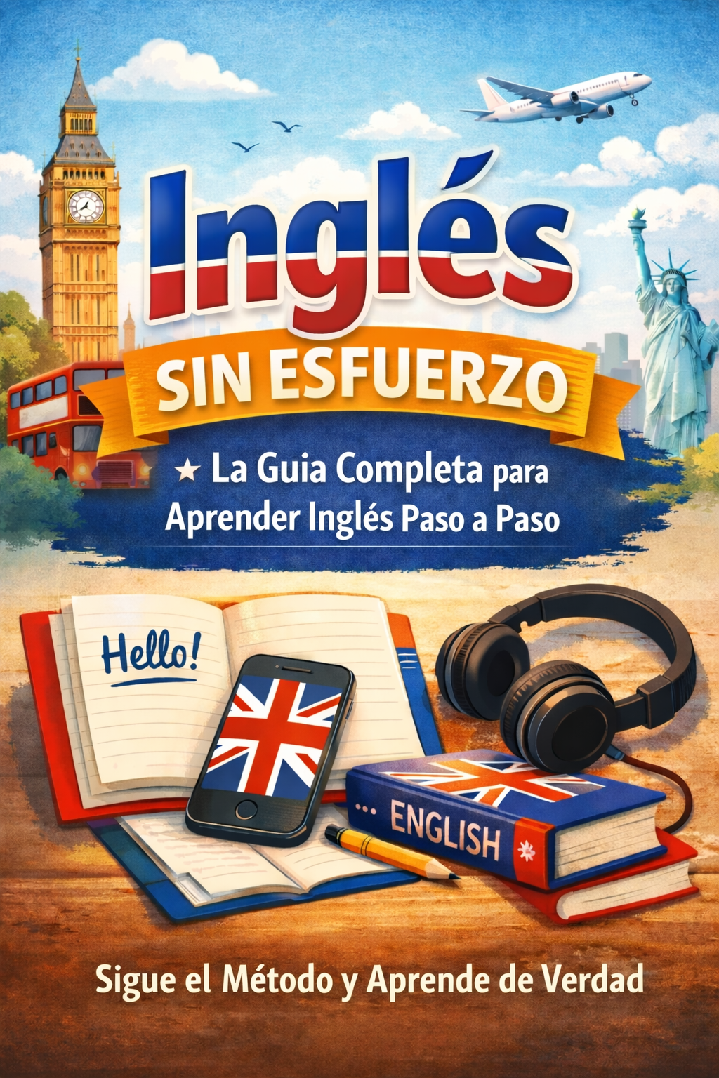 Inglés sin esfuerzo: el método práctico para aprender inglés de ver...