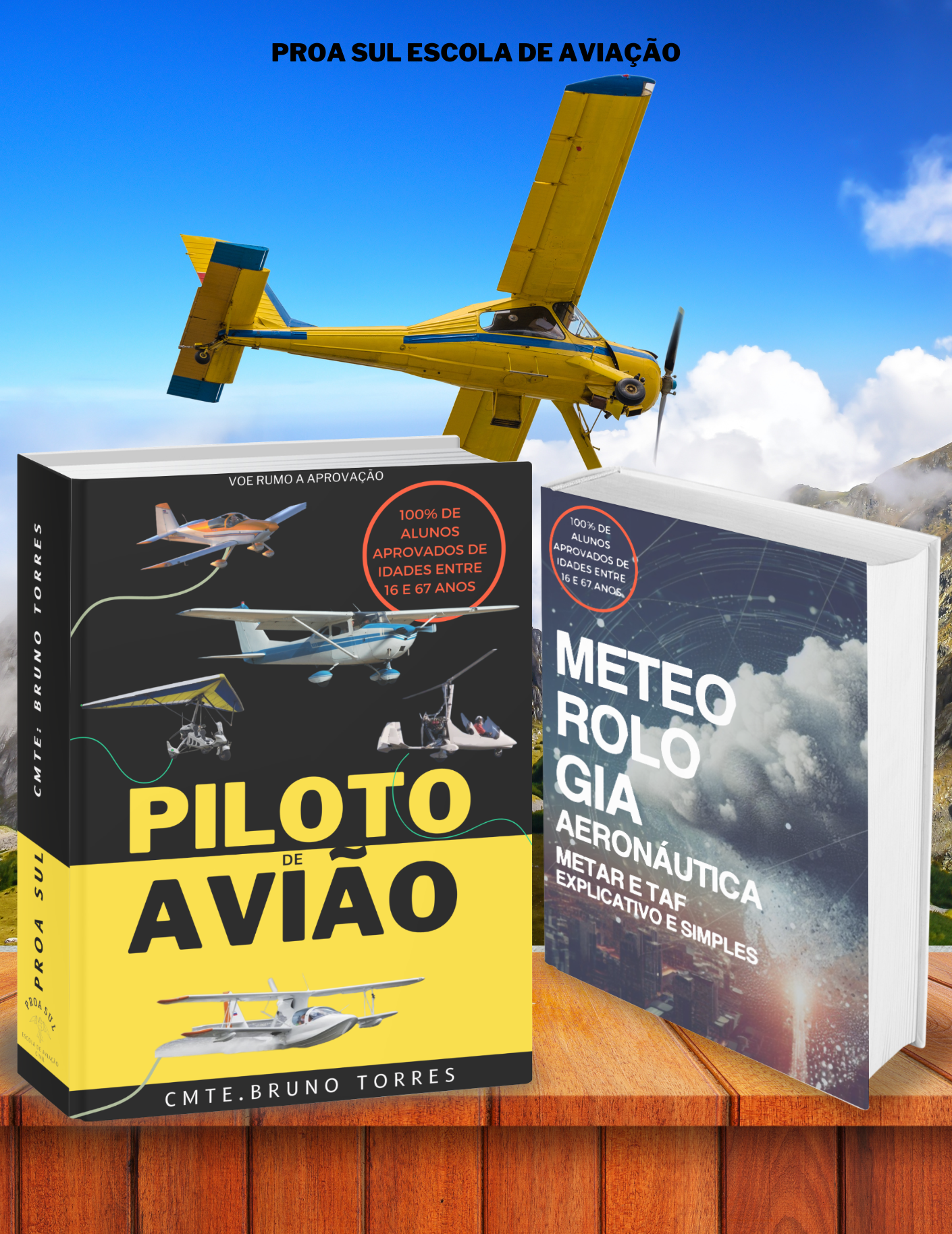 Curso "Ao vivo" de Piloto de Avião ( Piloto Privado e ultra leves).