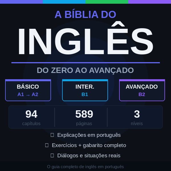 Inglês do Zero ao Avançado