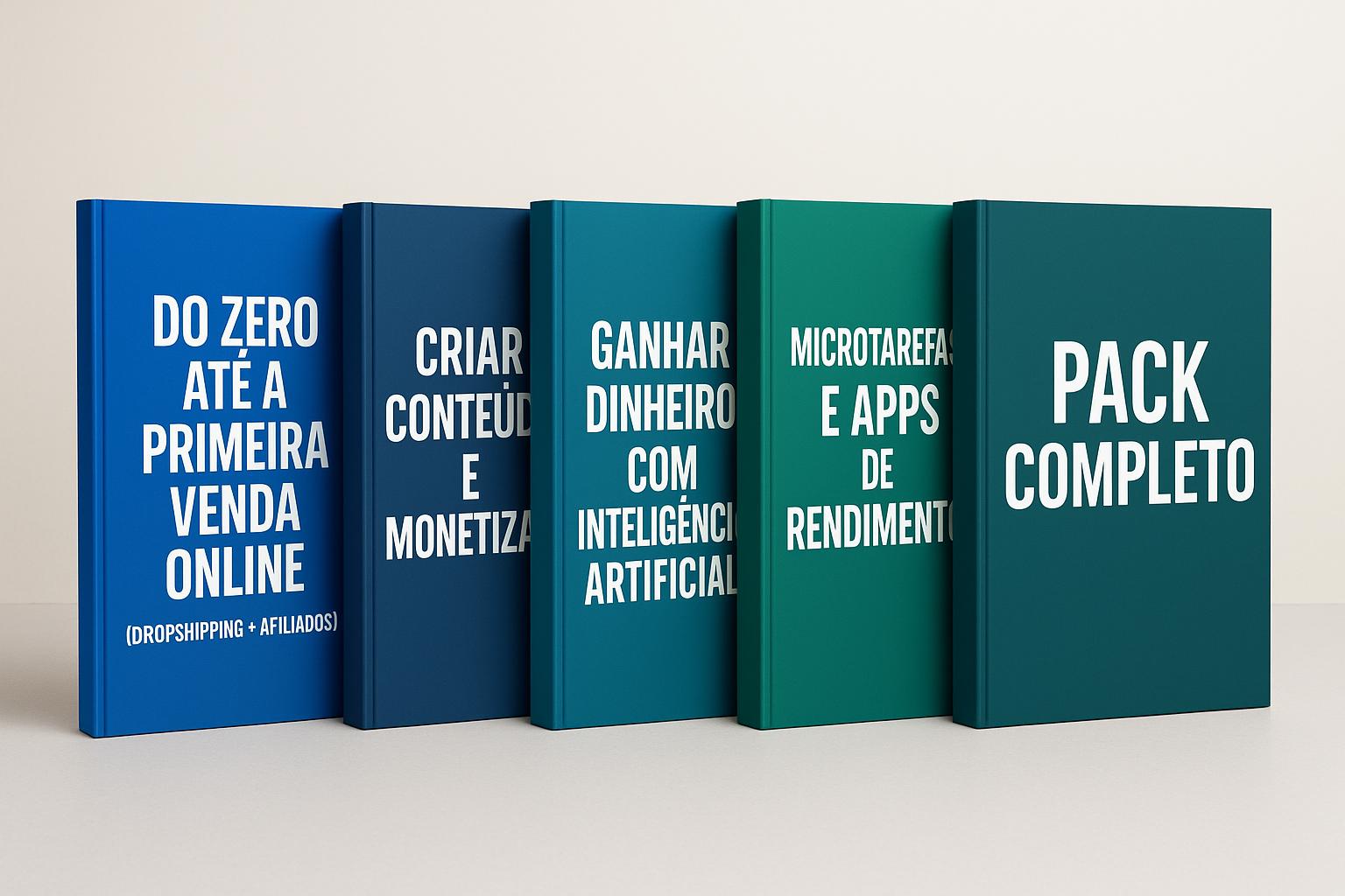 PACK COMPLETO - 5 Ebooks para Ganhar Dinheiro Online
