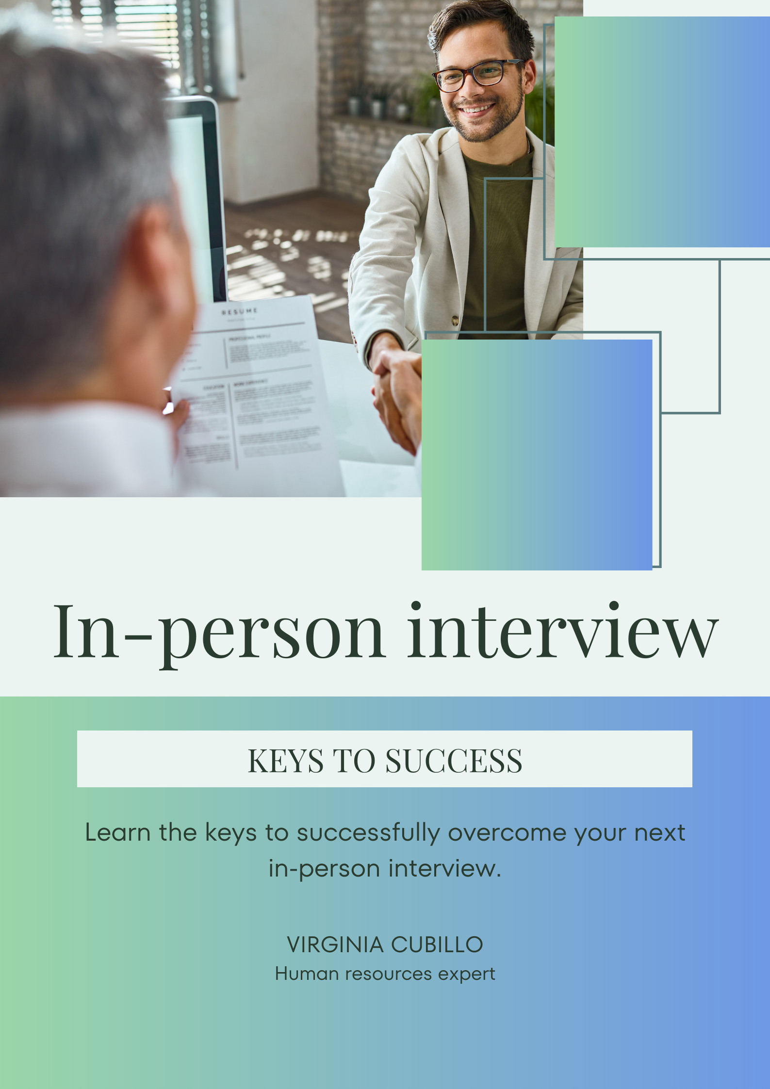 Guide to successfully overcome an in person job interview