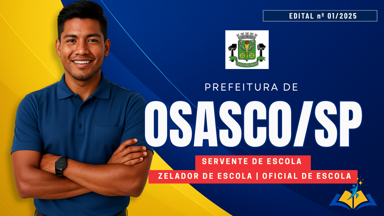 Aprovei Osasco - Servente de Escola | Zelador de Escola | Oficial d...