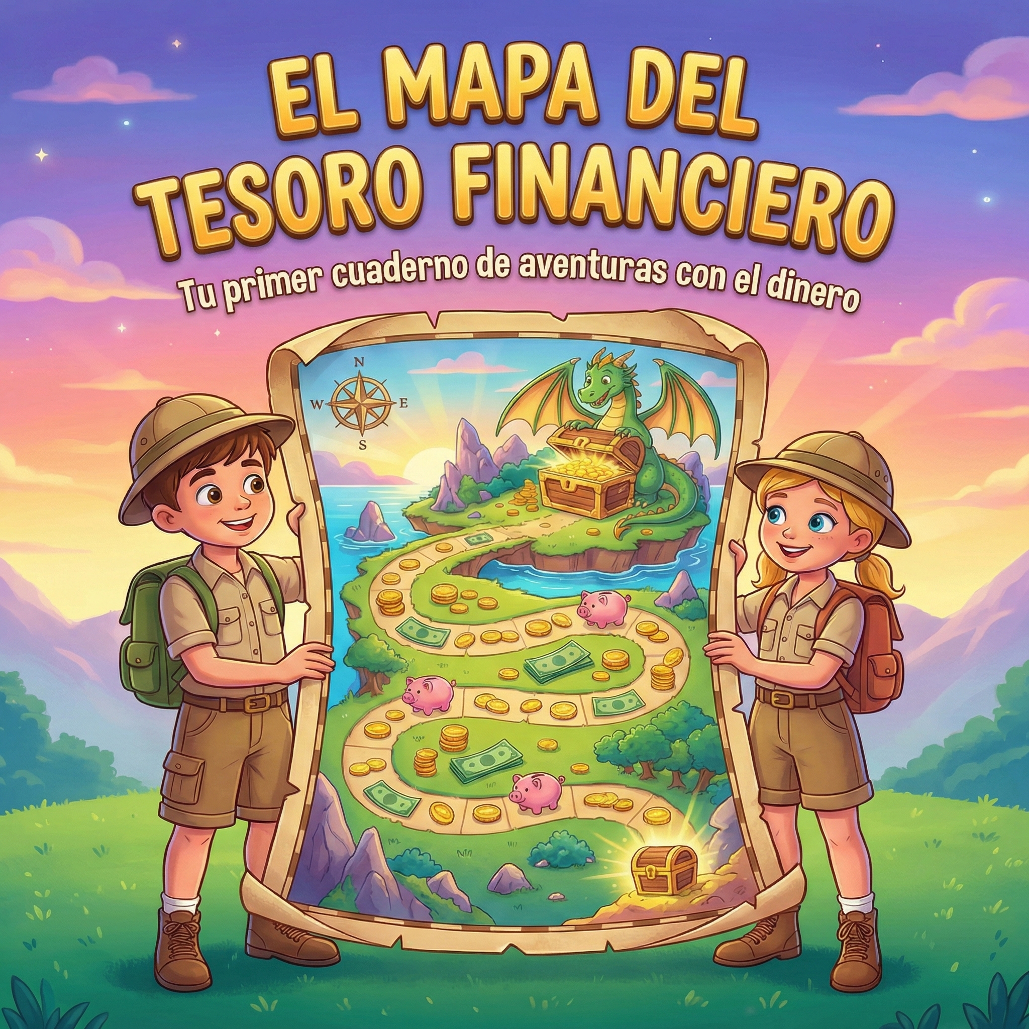El Mapa del Tesoro Financiero: Tu primer cuaderno de aventuras con el ...