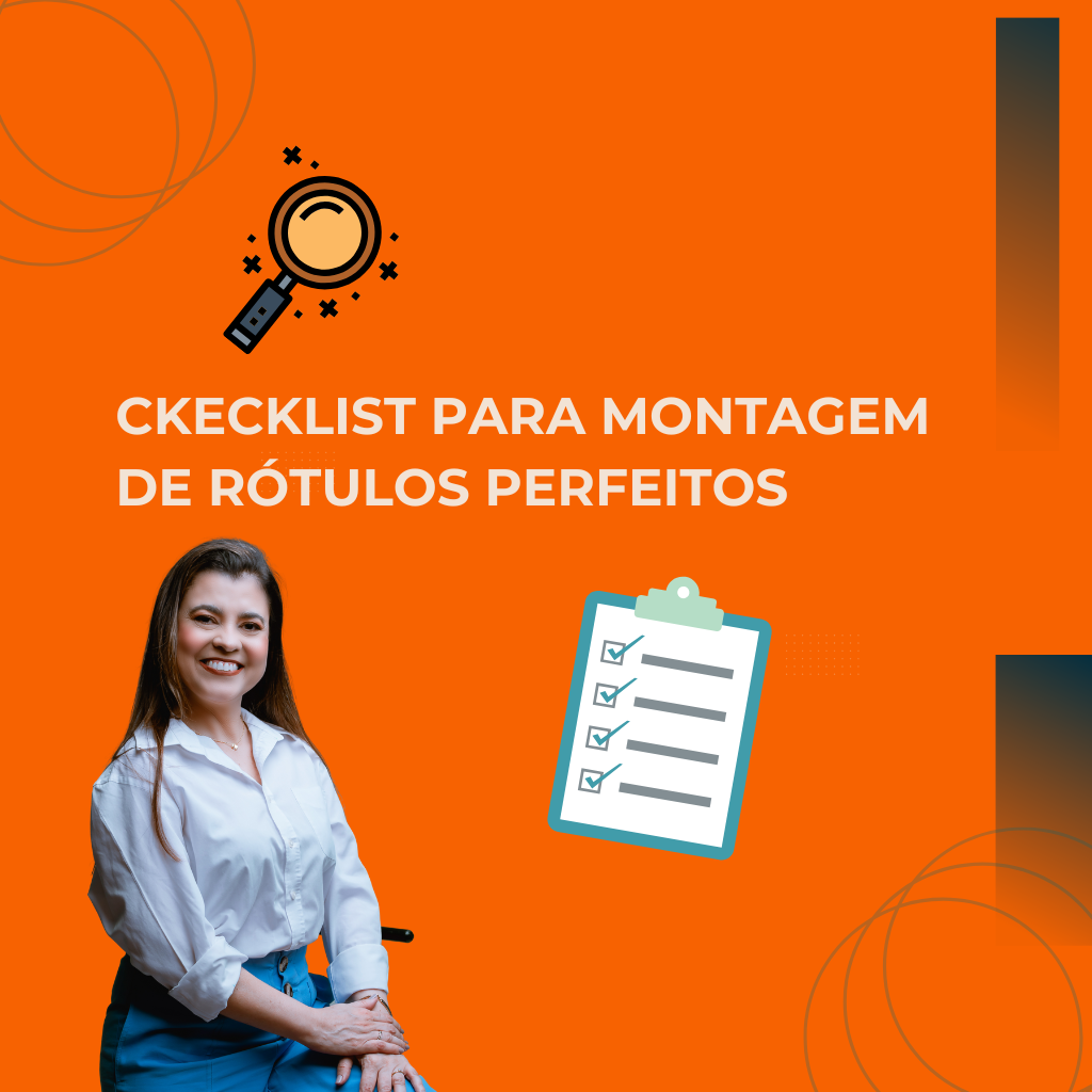 Rotulo Check List Checklist para Montagem de Rótulos perfeitos - Alzira Guerra | Hot...