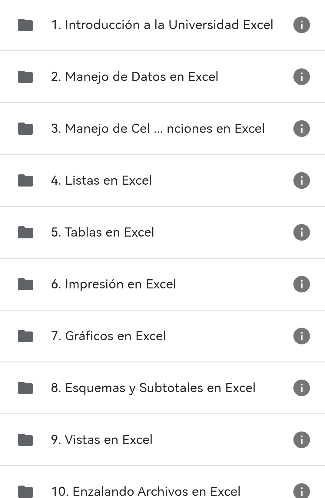 Curso Profesional de Excel