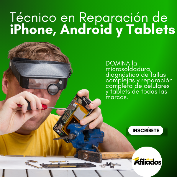 ▶️ TÉCNICO EN REPARACIÓN DE IPHONE, ANDROID Y TABLETS