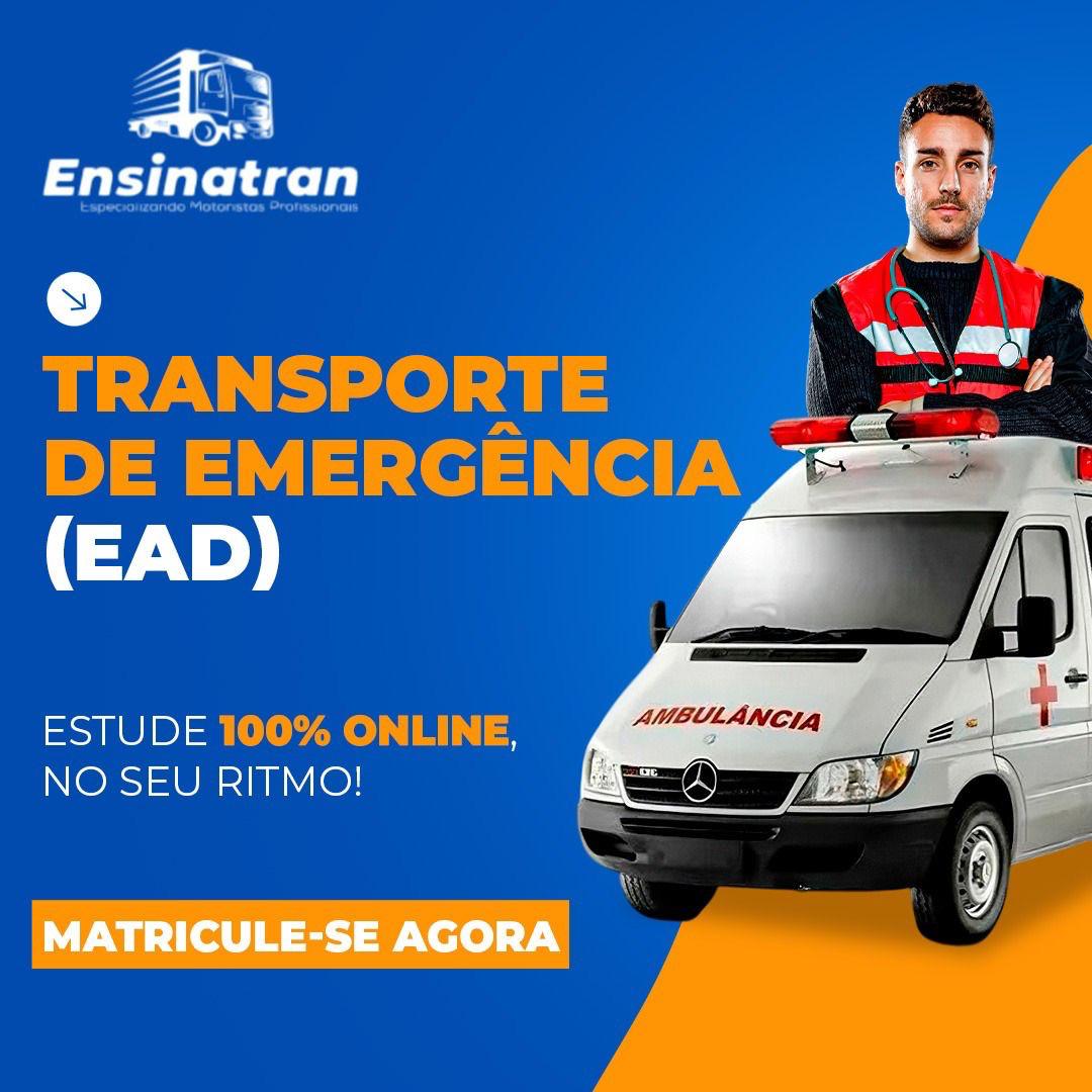 CURSO DE FORMAÇÃO DE TRANSPORTE DE EMERGÊNCIA EAD - ENSINATRAN JOSÉ...