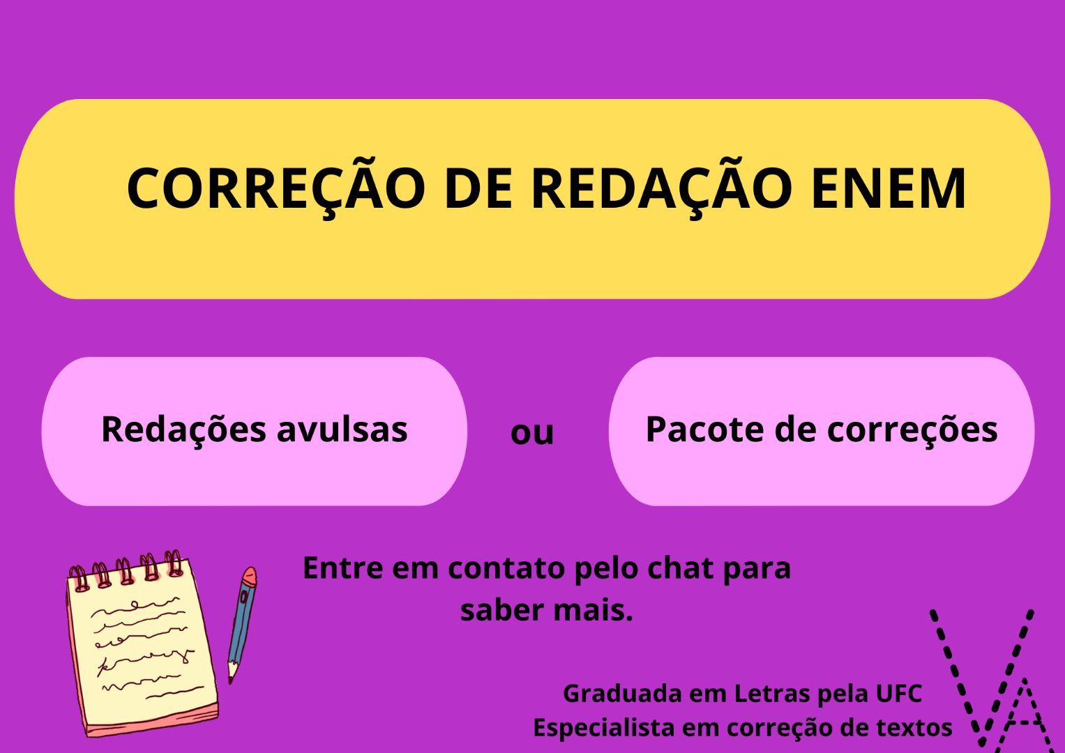 Correção de Redação Enem - Vanessa Ádrian | Hotmart