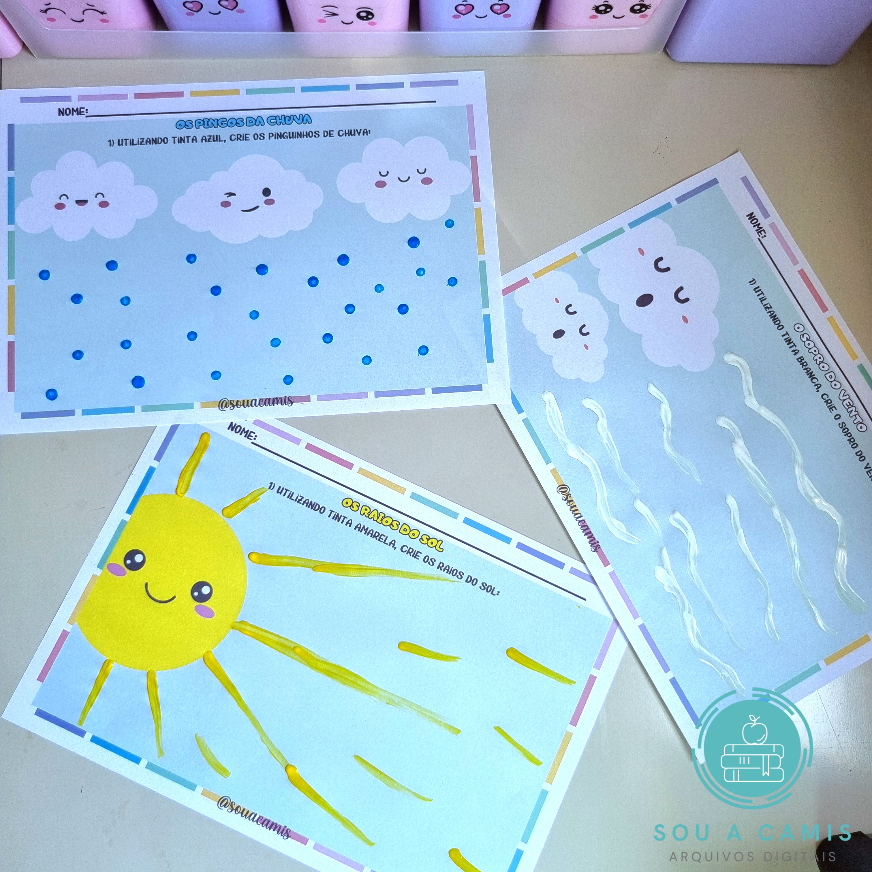 Atividade - Sol, Vento e Chuva ☀️☁️🌧️ - Camila Cardoso | Hotmart